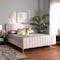 Baxton Studio Nami Modern Glam and Luxe Light Pink Velvet Fabric and Gold Finished Full Size Platform Bed 174-11184-Zoro - alternate 2